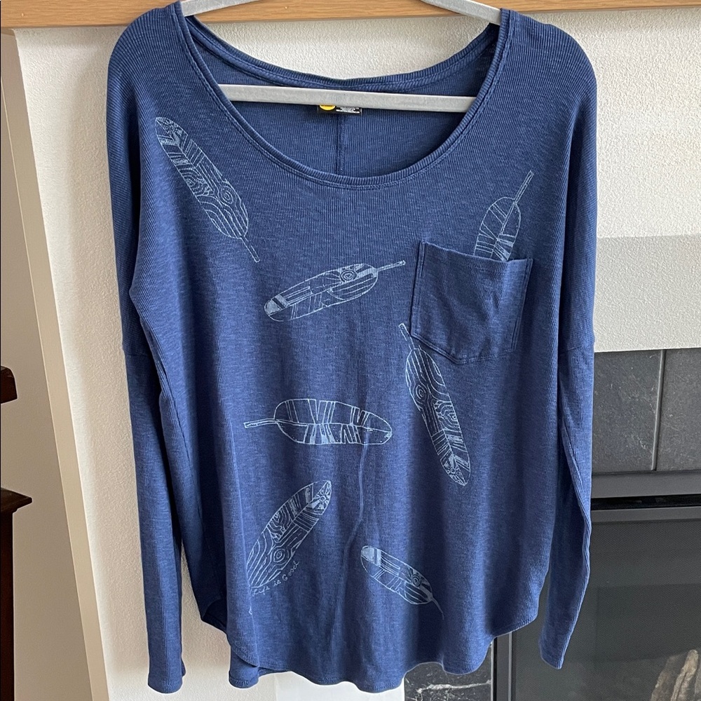 Life is Good Oversized Fit Thermal Tee